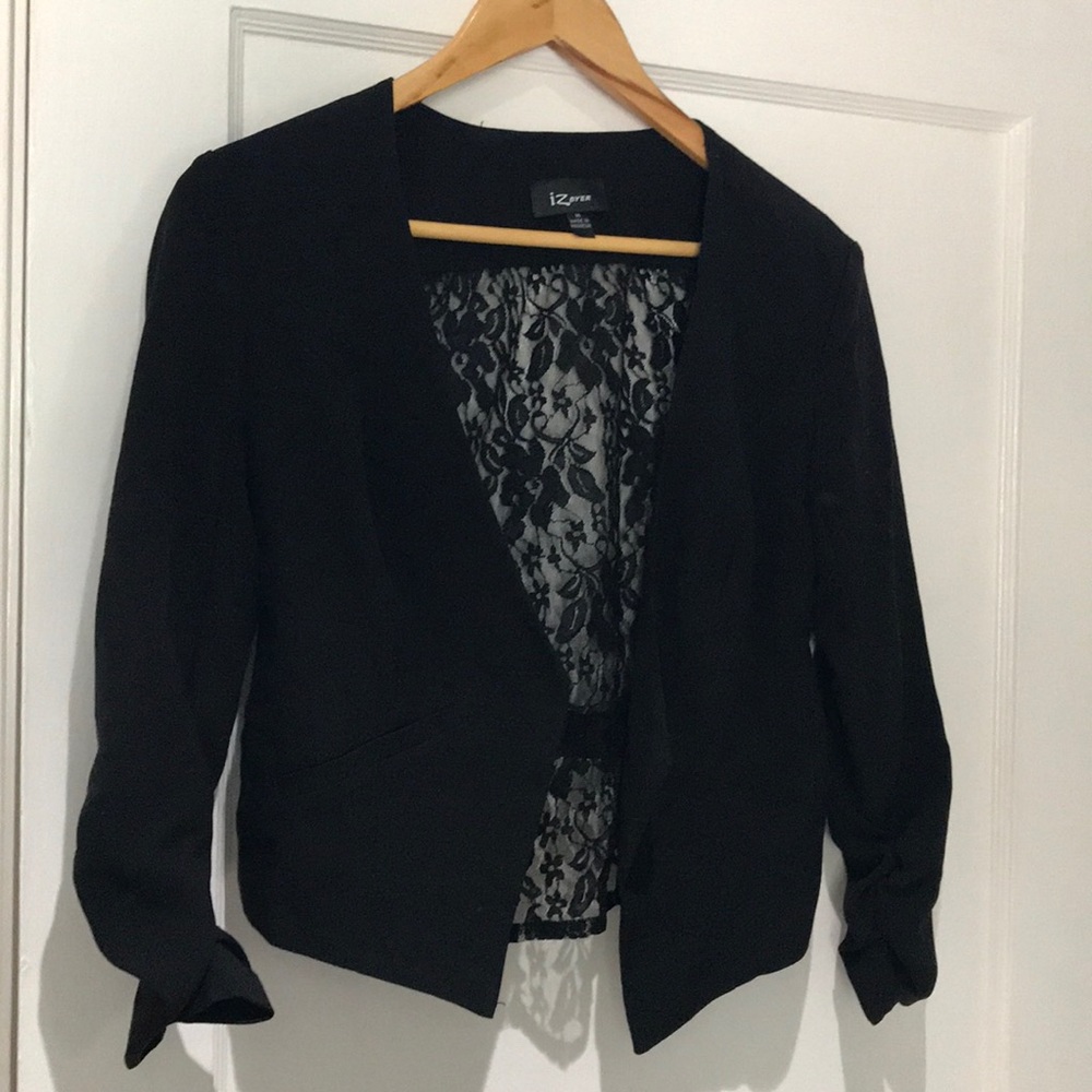 Black Lace Blazer